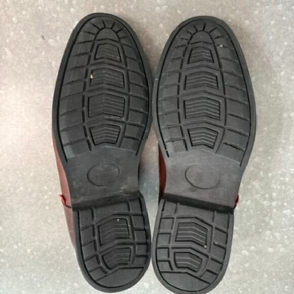 Burgundy Leather Cap Toe Chukka Boots – Size 12 - Picture 11 of 16